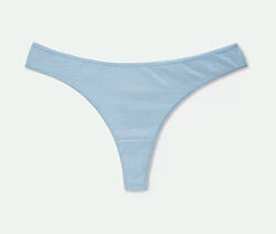 Трусики-стринги бавовняні однотонні для жінки Primark Cares 991122071-306 блакитний