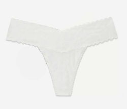 Трусики-стринги мереживні для жінки Primark Cares 991124627-002 білий