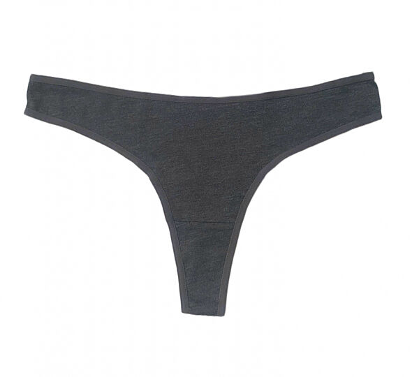 Трусики-стринги бавовняні для жінки Primark Cares 211226631 графітовий