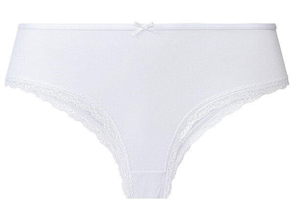 Трусики-хіпстери з мереживом для жінки Esmara Eco Soft & Micro 381363-1 білий