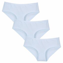 Трусики-хіпстери набір 3 шт. бавовняні для жінки Blue Motion ALDI Germany 164958-5 білий