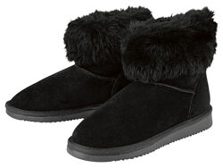 Уги замшеві на підкладці для жінки Esmara LIDL 362512 чорний