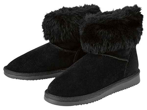 Уги замшеві на підкладці для жінки Esmara LIDL 362512 чорний