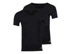 Футболка натільна бавовняна набір 2 шт. для чоловіка Livergy LOOKS by Wolfgang Joop 458436 чорний