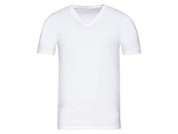 Футболка натільна бавовняна трикотажна для чоловіка Livergy by Town Land Kaufland 386822 білий