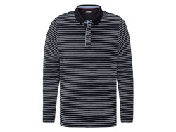 Футболка поло з довгими рукавами з планкою на гудзиках для чоловіка Livergy LIDL 336154 Різнобарвний