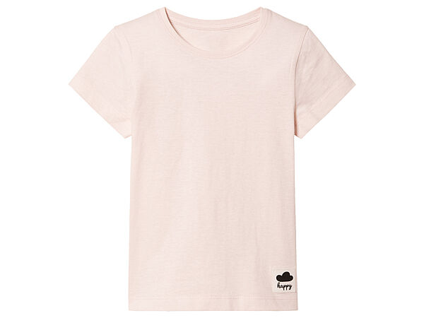 Футболка з нашивкою для дівчинки Lupilu LIDL 475306 рожевий