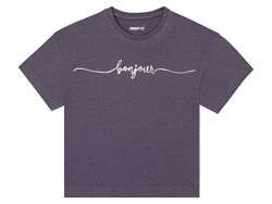 Футболка укорочена для дівчинки Pepperts LIDL 372619 фіолетовий