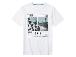 Футболка бавовняна з принтом для хлопчика s. Oliver LIDL 423969 білий