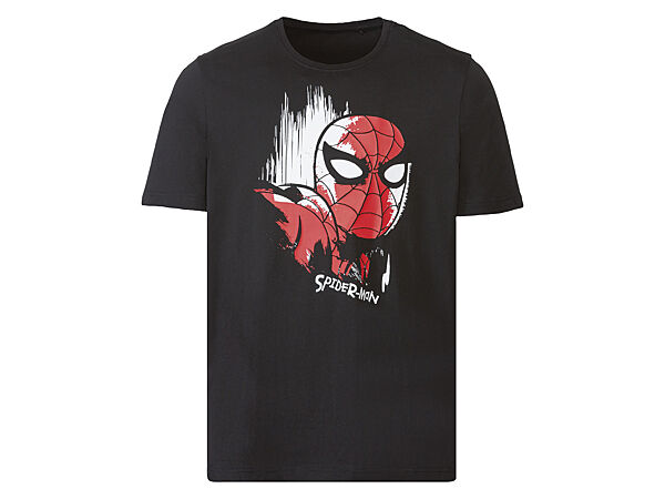 Футболка бавовняна з принтом для чоловіка Disney Spider-Man 417648 чорний