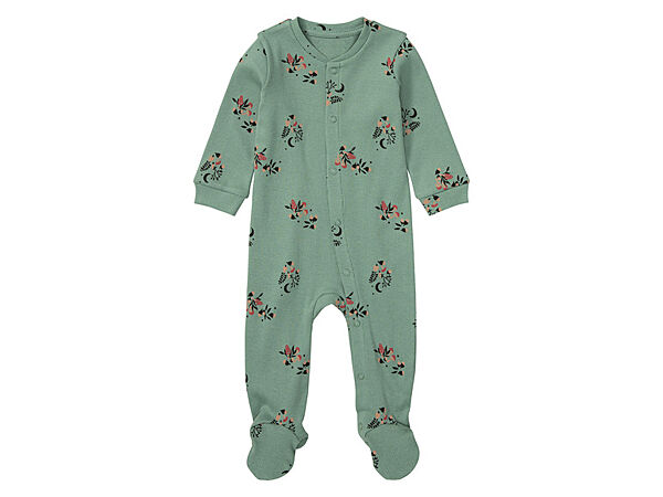 Чоловічок в рубчик для дівчинки Lupilu Ecoprint 428452 зелений