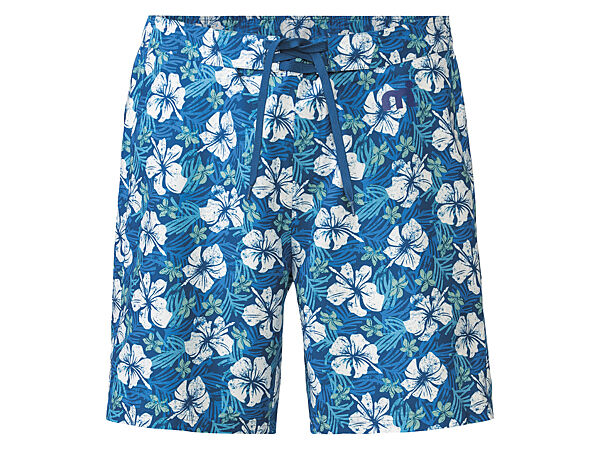 Шорти пляжні з внутрішніми плавками з сітки для чоловіка Mistral LIDL 406487 Різнобарвний