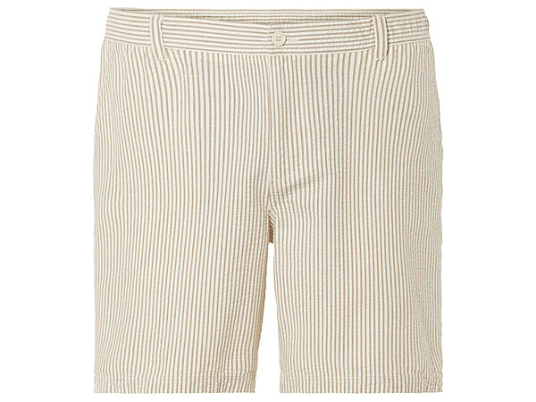 Шорти Карго із жатої тканини для чоловіка Livergy LIDL 461417 бежевий