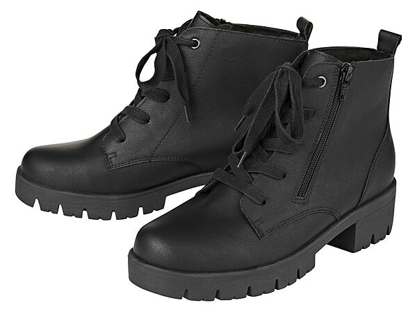 Черевики зі штучної шкіри для жінки Esmara Footflexx 424548 чорний