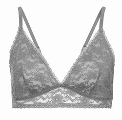 Бюстгальтер бралетт мереживний для жінки Esmara LIDL 381931 сірий