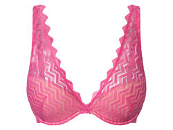 Бюстгальтер мереживний на підкладці для жінки Esmara LYCRA 436226 рожевий