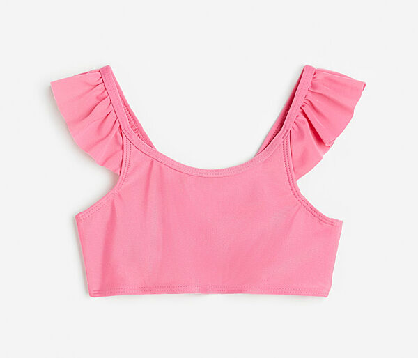Верхня частина купальника з рюшами для дівчинки H&M 1044746-014 рожевий
