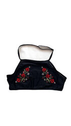 Верхня частина купальника з вишивкою для дівчинки Primark 7596106 чорний