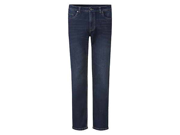 Джинси Regular Fit прямого крою для чоловіка Livergy LYCRA 416890 темно-синій