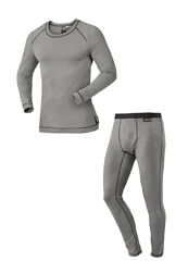 Комплект термобілизни лонгслів і штани для чоловіка Parkside LYCRA 425007-425008 сірий