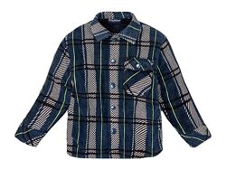 Куртка демісезонна -сорочка на плюшевій підкладці для хлопчика Lupilu LIDL 411739 темно-синій