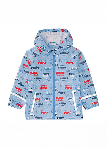 Куртка-дощовик водовідштовхувальна та вітрозахисна для хлопчика Lupilu BIONIC-FINISH ECO 370678 блакитний
