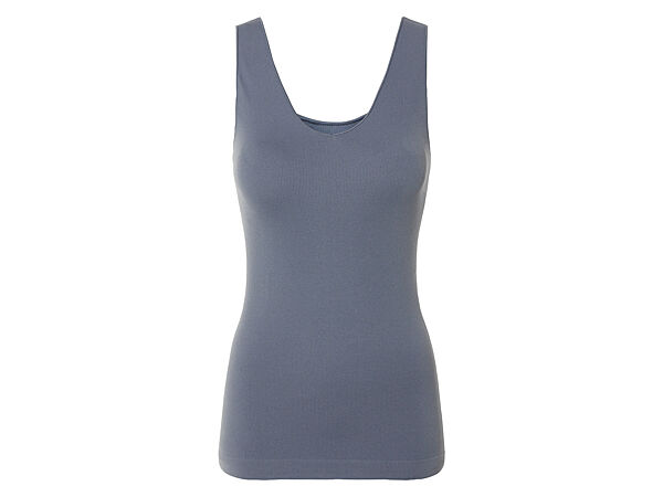 Майка натільна безшовна для жінки Esmara LYCRA 476494 синій