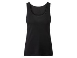 Майка натільна з широкими бретелями для жінки Esmara LYCRA 434589 чорний