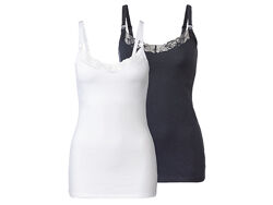 Майка для мам-годувальниць з вшитим топом набір 2 шт. для жінки Esmara LYCRA 499415 Різнобарвний