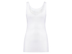 Майка натільна з мереживною вставкою для жінки Esmara LIDL 371270 білий