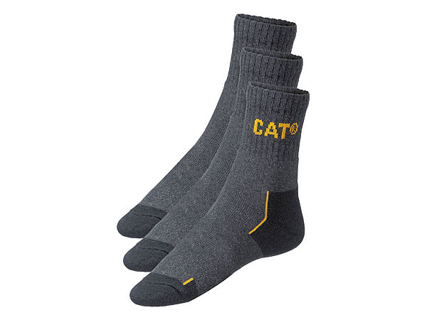 Шкарпетки 3 пари середньої довжини для чоловіка Caterpillar CAT CORDURA 450098 графітовий