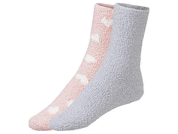 Шкарпетки набір 2 пари махра для жінки Esmara LIDL 365089 Різнобарвний