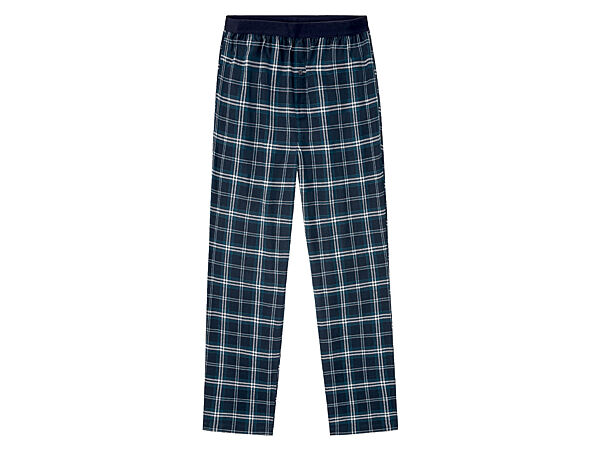 Піжамні штани фланелеві для чоловіка Livergy LIDL 362286 темно-синій