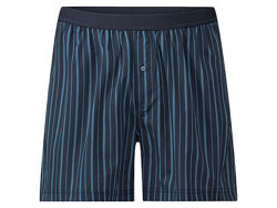 Піжамні шорти бавовняні з кишенями для чоловіка Livergy LIDL 380052-1 темно-синій