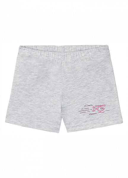 Піжамні шорти бавовняні трикотажні для дівчинки Lupilu Щенячий патруль 356979 сірий