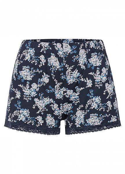 Піжамні шорти бавовняні трикотажні для жінки Esmara LIDL 380051 темно-синій