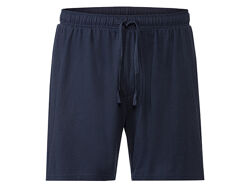 Піжамні шорти бавовняні трикотажні для чоловіка Livergy LIDL 449268 темно-синій