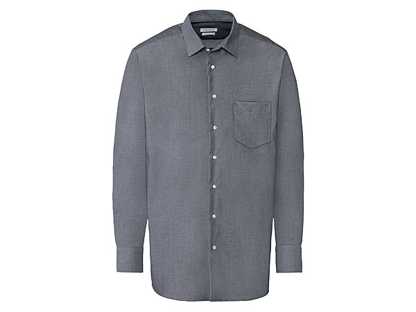 Сорочка з довгими рукавами для чоловіка Nobel League LIDL 363336 графітовий