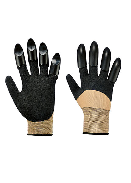 Садові рукавички з кігтями для чоловіка Parkside LIDL 432682 чорний