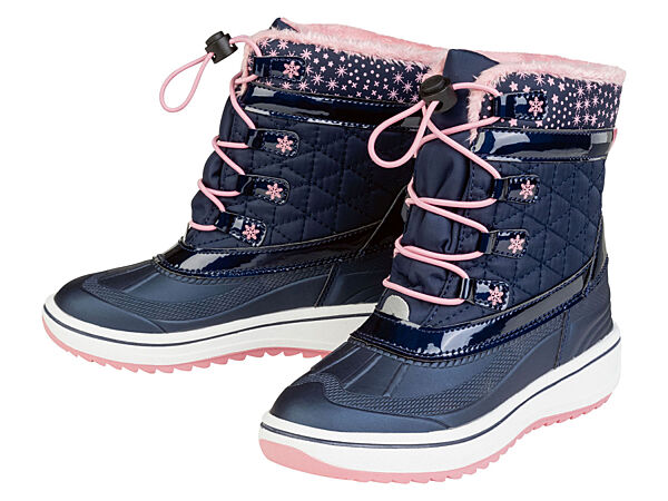 Чоботи водонепроникні для дівчинки Lupilu 3M Scotchlite 363051 темно-синій