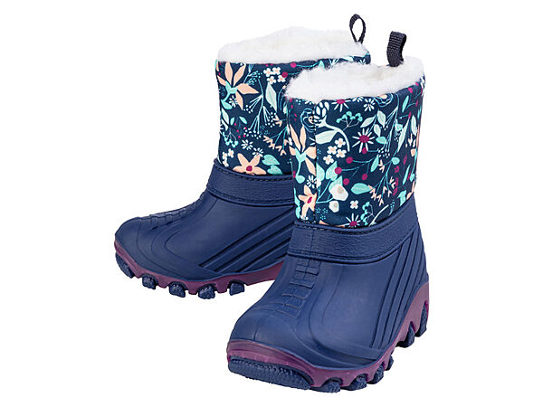 Чоботи сноубутси з підсвічуванням для дівчинки Lupilu by Kuniboo Kaufland 457525 синій