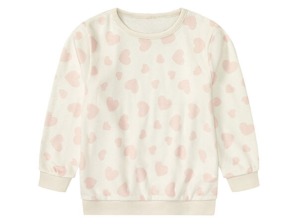 Світшот плюшевий для дівчинки Lupilu LYCRA 431183 Різнобарвний