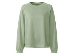 Світшот з начосом для жінки Esmara LIDL 497377 зелений