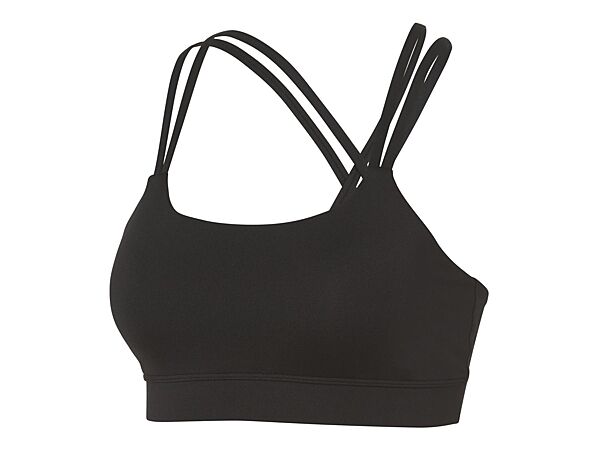 Спортивний топ з перехрещеними лямками для жінки Crivit LYCRA 457243 чорний