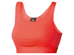 Спортивний топ зі знімними вкладками для жінки Crivit LYCRA 381282 кораловий