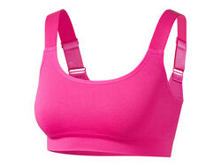 Спортивний топ безшовний зі знімними вкладками для жінки Crivit LYCRA 434748 рожевий