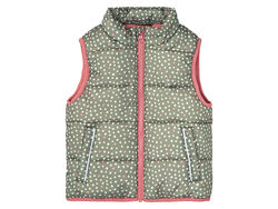 Теплий жилет на флісовій підкладці для дівчинки Lupilu BIONIC-FINISH ECO 382069 зелений