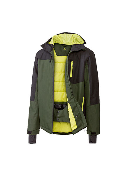 Термо-куртка лижна мембранна 3000мм для чоловіка Crivit BIONIC-FINISH ECO 389610 хакі