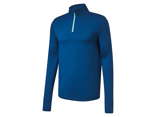 Термо-реглан на мікрофлісі для чоловіка Crivit LYCRA 424563 синій