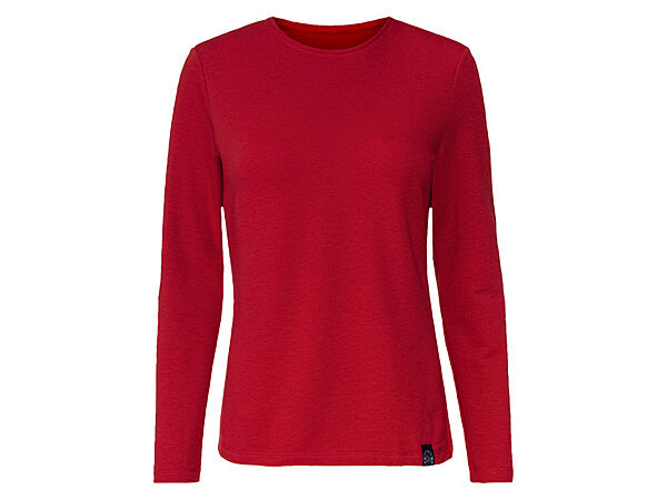 Термо-реглан з мікроначосом для жінки Esmara Lenzing 427909 червоний